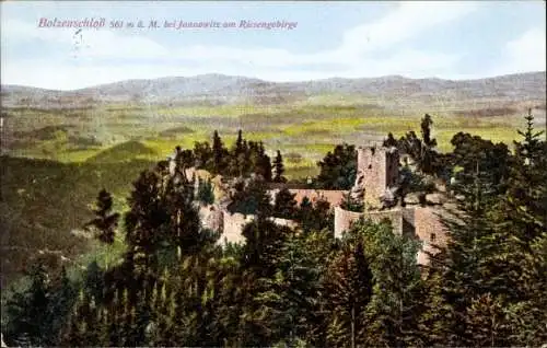Ak Janowice Wielkie Jannowitz Schlesien, Bolzenschloss