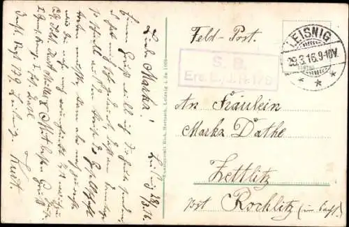 Ak Leisnig in Sachsen, Blick vom Stadtpark