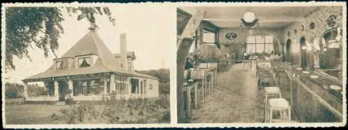 Klapp Ak Sint-Martens-Latem Ostflandern, Chalet La Chloche, Chaussee de Courtrai