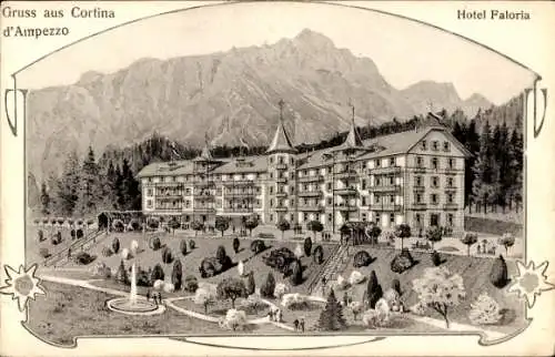 Litho Cortina d'Ampezzo Veneto, Hotel Faloria