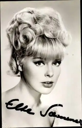 Ak Schauspielerin Elke Sommer, Portrait, Autogramm