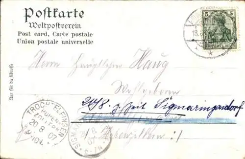 Künstler Litho Dampfer Kronprinzessin Cecilie, Norddeutscher Lloyd