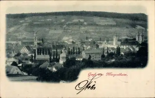 Ak Bad Mergentheim in Tauberfranken, Totalansicht