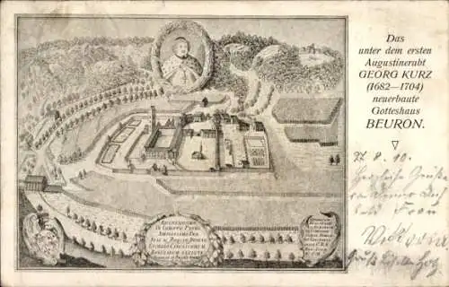 Ak Beuron an der Donau Württemberg, Gotteshaus, erbaut von Georg Kurz