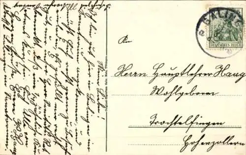 Ak Balingen in Württemberg, Totalansicht