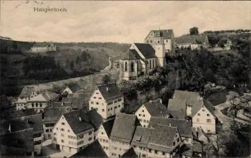 Ak Haigerloch im Zollernalbkreis, Totalansicht, Kirche