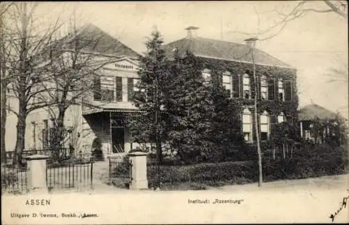 Ak Assen Drenthe Niederlande, Institut Rozenburg