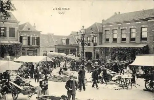 Ak Veenendaal Utrecht Niederlande, Markt