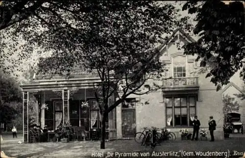 Ak Woudenberg Utrecht Niederlande, Hotel De Pyramide van Austerlitz