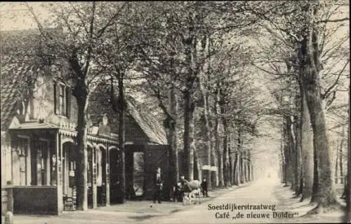 Ak Den Dolder Utrecht Niederlande, Soesterdijkerstraatweg, Café de nieuw Dolder