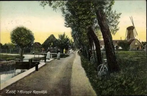 Ak Zeist Utrecht Niederlande, 't Klompje Koppeldijk, Molen