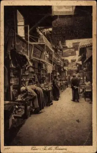 Ak Cairo Kairo Ägypten, Markt, In the Bazar