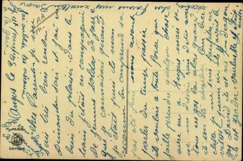 Ak Mann zieht störrischen Esel, Transport, Säcke