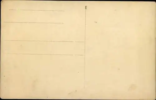 Ak Frau im Unterkleid mit Storch