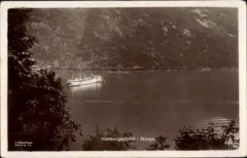 Ak Hardanger Norwegen, Fjord, Schiff