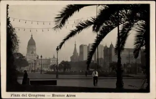 Ak Buenos Aires Argentinien, Kongressplatz
