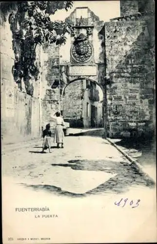 Ak Hondarribia Fuenterrabia Baskenland, La Puerta