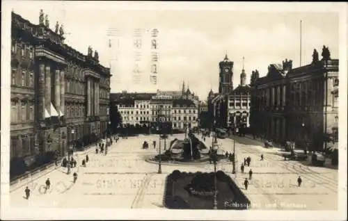 Ak Berlin Mitte, Schlossplatz, Rathaus