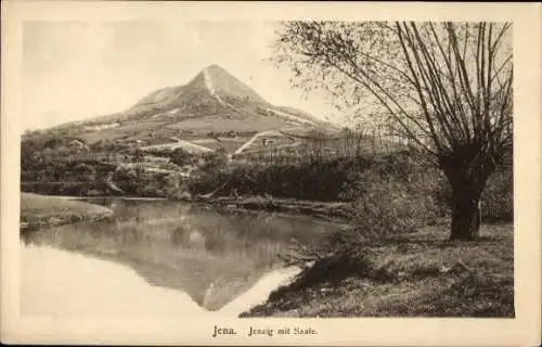 Ak Jena in Thüringen, Jenzig, Saale