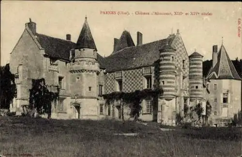 Ak Parnes Oise, Schloss d'Alincourt