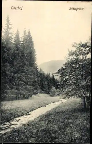 Ak Oberhof im Thüringer Wald, Silbergraben