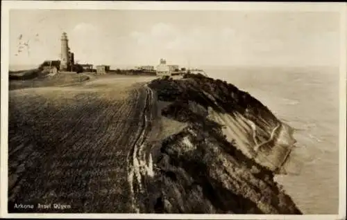 Ak Arkona Putgarten auf Rügen, Leuchtturm