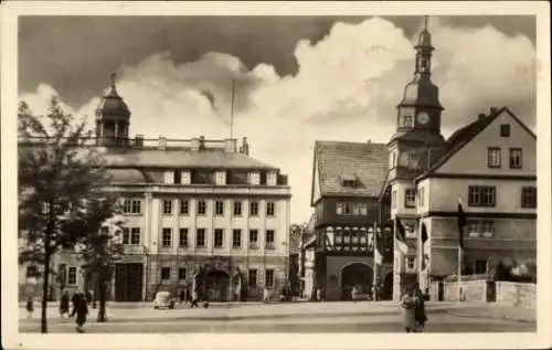 Ak Lutherstadt Eisenach in Thüringen, Markt