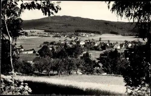 Ak Cunewalde in der Oberlausitz, Ortsansicht mit dem Bieleboh