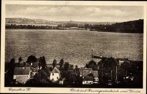 Ak Caputh Schwielowsee, Baumgartenbrücke, Werder