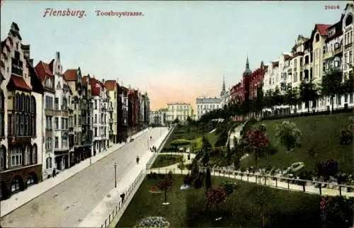 Ak Flensburg in Schleswig Holstein, Toosbuystraße