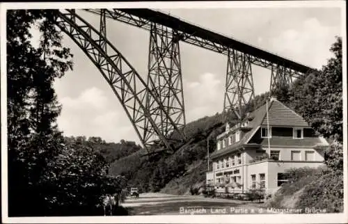 Ak Solingen im Bergischen Land, Müngstener Brücke, Gasthaus