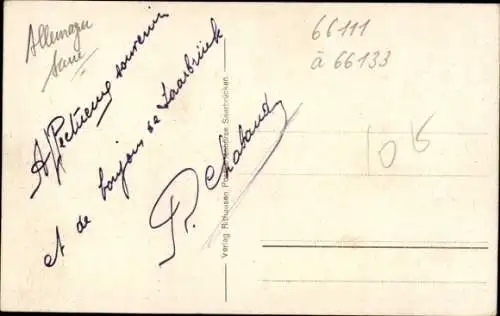 Künstler Ak Saarbrücken im Saarland, Saar, Lastkähne