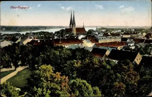 Ak Neuruppin in Brandenburg, Panorama