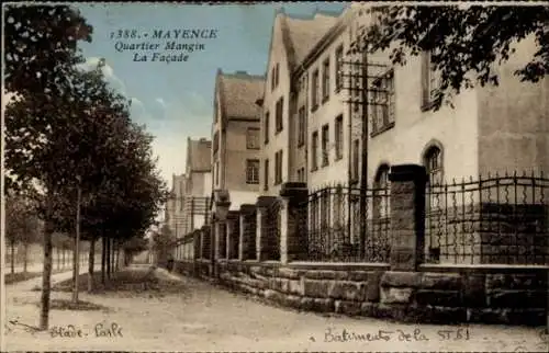 Ak Mainz am Rhein, Kaserne Mangin