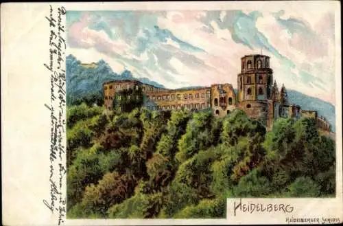 Ak Heidelberg am Neckar, Heidelberger Schloss