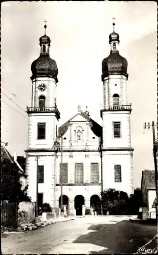 Ak Ebersmunster Elsass Bas Rhin, Kirche