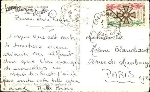 Ak Ebersmunster Elsass Bas Rhin, Kirche