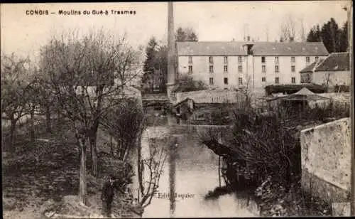 Ak Congis auf Thérouanne Seine et Marne, Moulins du Gue in Tresmes