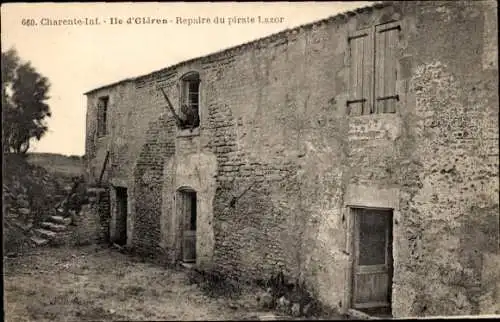 Ak Île d'Oléron Charente Maritime, Versteck des Piraten Lazor