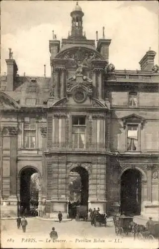 Ak Paris I Louvre, Pavillon Rohan