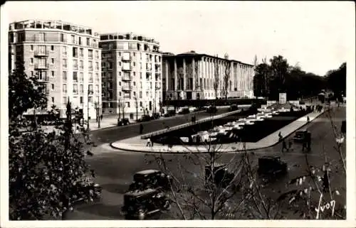 Ak Paris XII Reuilly, Place Edouard Renard
