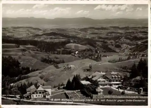 Ak Sumiswald Kanton Bern Schweiz, Lüderenalp, Lüdernalp, Aussicht gegen Unter-Emmental und Jura