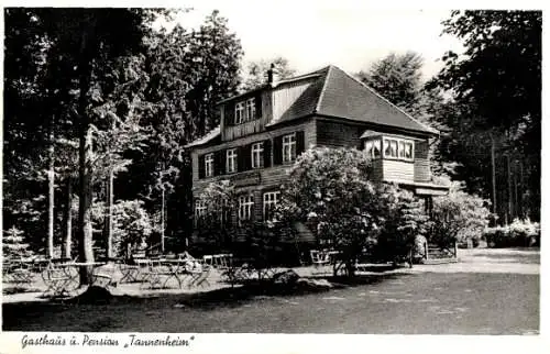 Ak Sandplacken Oberursel im Taunus Hessen, Gasthaus und Pension Tannenheim