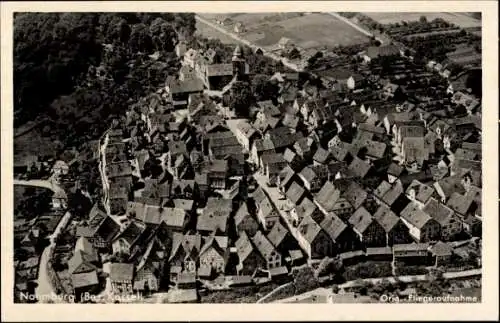 Ak Naumburg in Hessen, Gesamtansicht, Fliegeraufnahme