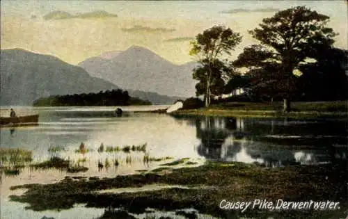 Ak Keswick Cumbria England, Causey Pike, Derwent Water