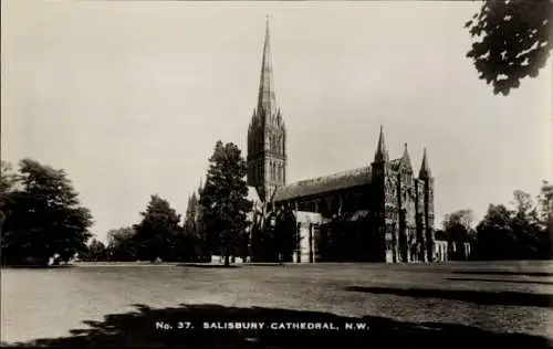 Ak Salisbury Südwestengland, Kathedrale