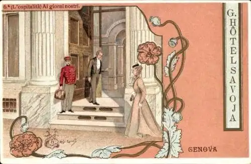 Künstler Litho Genova Genua Liguria, Hotel Savoja, 6a L'ospitalità, Ai giorni nostri