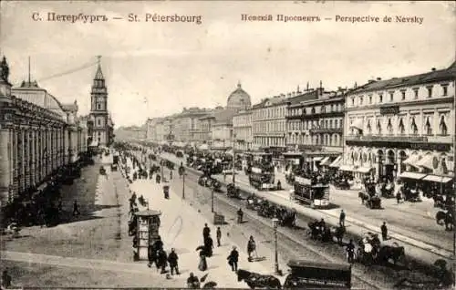 Ak Sankt Petersburg Russland, Newski Prospekt