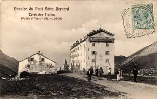 Ak Saint Bernard Valle D'Aosta, Hospice, Dorfansicht, Grosser St. Bernhard Pass