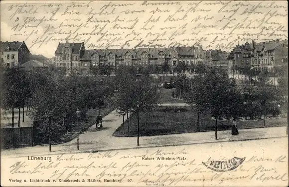 Ak Lüneburg in Niedersachsen, Kaiser Wilhelms Platz